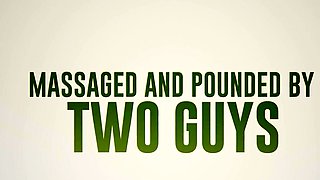 Massaged And Pounded By Two Guys Siri Dahl / Brazzers