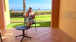 Locked on the Balcony - Desperate Piss in My Jeans