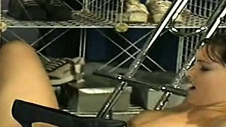 Blonde blowjob adoring skank facialized after hardcore fun