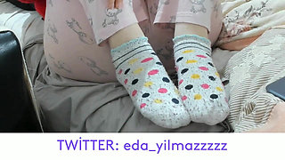 Foot- Foot Fetish- Turkish Foot- Turkish Foot Fetish- Socks- Stockings Fetish- Turkish Porn- Turkish MILF