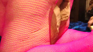Pretty in Pink Fucking Machine Making Her 07ssy Stink