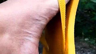 FemaleAgent MILF indulges studs foot fetish