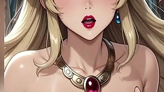 Gol Topless Animation Hot Princess Peach