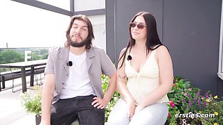 Hairy and Shaved Brunettes Trade 69s
