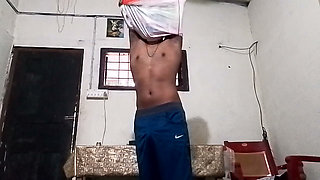 Hostel Gay  Masturbation in hostel room