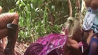 Tight Cunts Fucked Scene-3_three Blonde Fairies in Lingerie Enjoy Dust in the Forest
