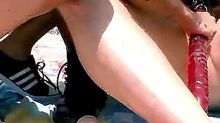 Outdoor foursome fuck with hard ass fuck with horny milfs