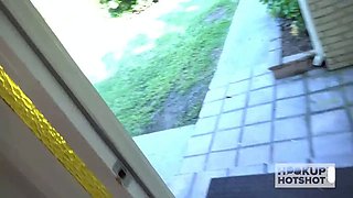 Jane Wild Drinks A Golden Shower While Giving A Blowjob!