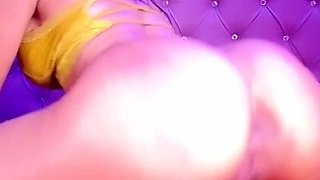 Chubby Brunette Big Boobs Dildo Masturbation