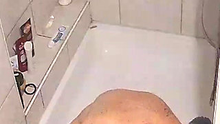 Cam Catches Wife Riding a Dildo in the Shower