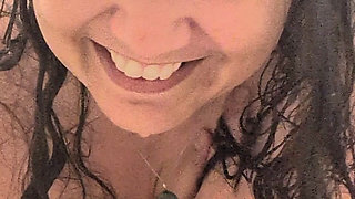 Shower time with squirting milf