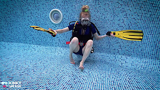 Underwater Scuba Foot Job
