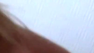 Picked up and sprayed on tits