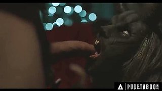 Big Tits Ashley Lane as Krampus Fucks Tommy Pistol's Hard Cock Rough on Christmas