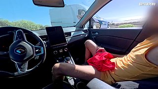GentlyPerv Gets Offered Cuckold LadyAna in Public Parking Lot