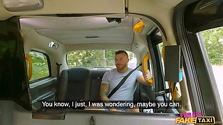 Female Fake Taxi - Hello Big British Boy 1 - Cherry Candle