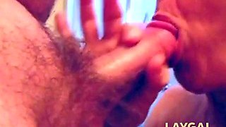 Old Lady Gives a Blowjob