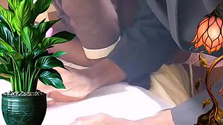 Biology Teacher Fucks Romantic Student Hard - Creampie in Tight Wet Pussy