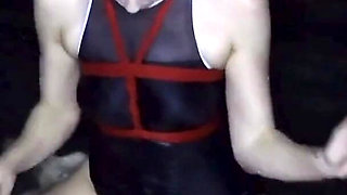 Swimwear Rope Bondage in Water: Hogtied & Gagged
