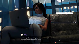 Croft Adventures Hentai Game Parody Ep.8 Librarian Caught Doing BDSM Slave Online!