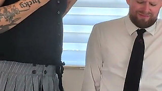 Height Humiliated by Tatiana Vex - Tall Office Goddess Humiliates Short Man - Wolfgang White Femdom