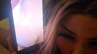 Watching Me Cuck Him During Sph & Light CBT! Flat Pink Pussy Chastity for Cuckie Lol