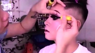 Asian Princess Emo Crossdresser's Vintage Webcam Show
