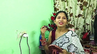 first time, my son-in-law fucked me in front of my stepdaughter's pussy in doggy style Beautyful Threesome Sex In HindiAudio
