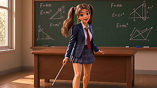 Stayed After School and Teen Teacher Showed Me a Few Lessons