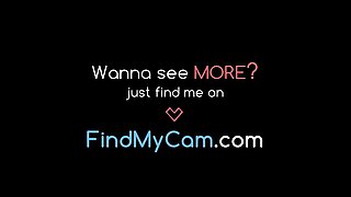 Big-Titted Brunette's Quick Orgasm Webcam Show!
