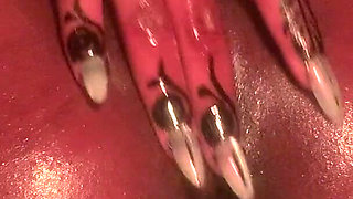 Hot Steamy African Babe Gets Caught Masturbating Then Then Gets Fucked by Hard BBC Cock Homemade POV