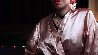 A Smoking Step-stepmom Wants a Step-stepson! She Took Her Virginity! Breeding