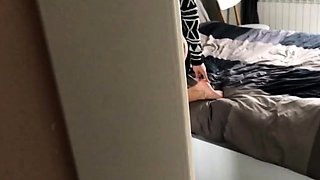 Hot Babysitter Mom Gives Me a Handjob and Shows Her Breasts