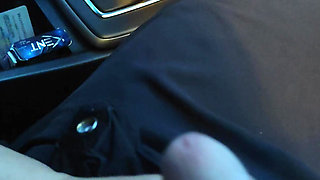 Handjob Risky Car Play - Real Couple
