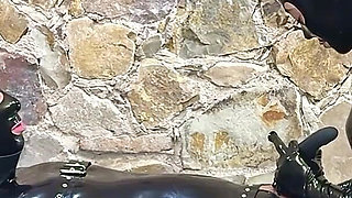 Rubber Slave Is Used Sexually