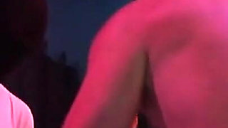 Blonde Babe Stretched Wide in Wild Group Fingering Frenzy
