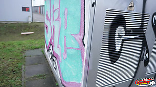 German Scout - Flexible Ginger Teen Olivia Westsun at Pick up No Condom Casting Fuck