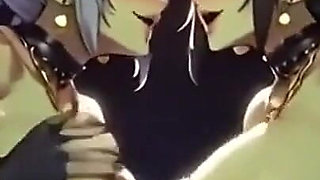 Funny Boobs with Demons, Ai Animation