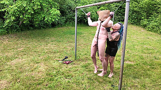 Whipped Naked in Nature
