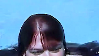 Amateur Fucks Her Vagina by the Pool