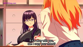 Huge tits teacher gets mouthful of cock from her bold student in class after hours