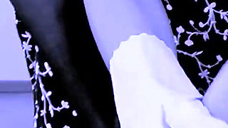 Hot blonde does bdsm and blows cock up