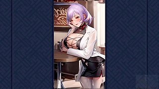 Oops, I accidentally groped your big melons Eimi - Queen of curves