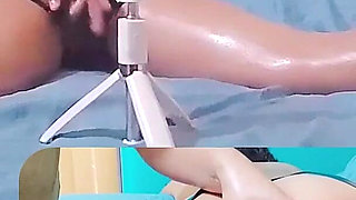 Submissive Wife Lets Him Play with Her Oiled Ass Before Fucking Her