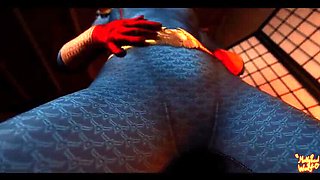 MollyRedWolf as Fem Homelander Dominates Teen Cowgirl in Kinky Cosplay Sex