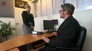 Hardworking Secretary Gets Fucked by Her Boss!