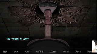 Gloryhole! Hot Ghost Gave Me Blowjob Through Gloryhole and Then I Fuck Her!
