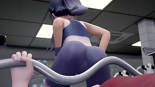 Nagatoro's Gym Adventure in 3D