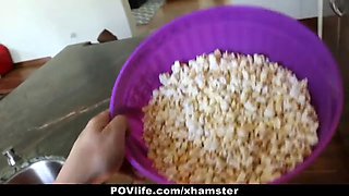 Povlife - movie and xxx night with small beauty