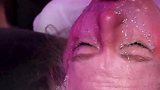 Blonde Whore Gets Her Face Fucked Upside Down